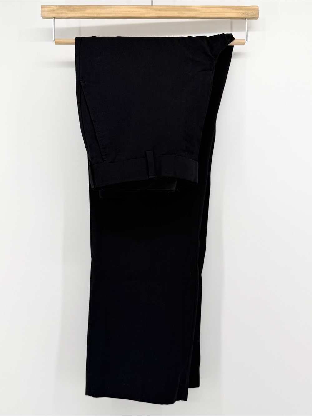 George Black Flat Front Casual Chino Pants Tag 32x30 (Fits 31x28)